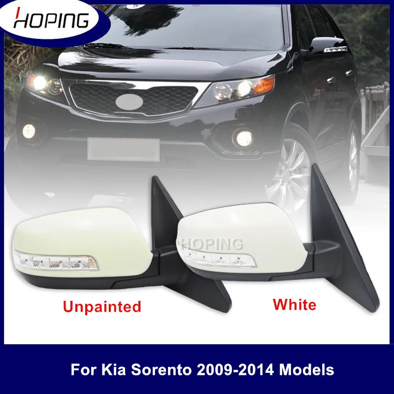 Hoping Rearview Mirror With Turn Signal Light Electric Folding Heating