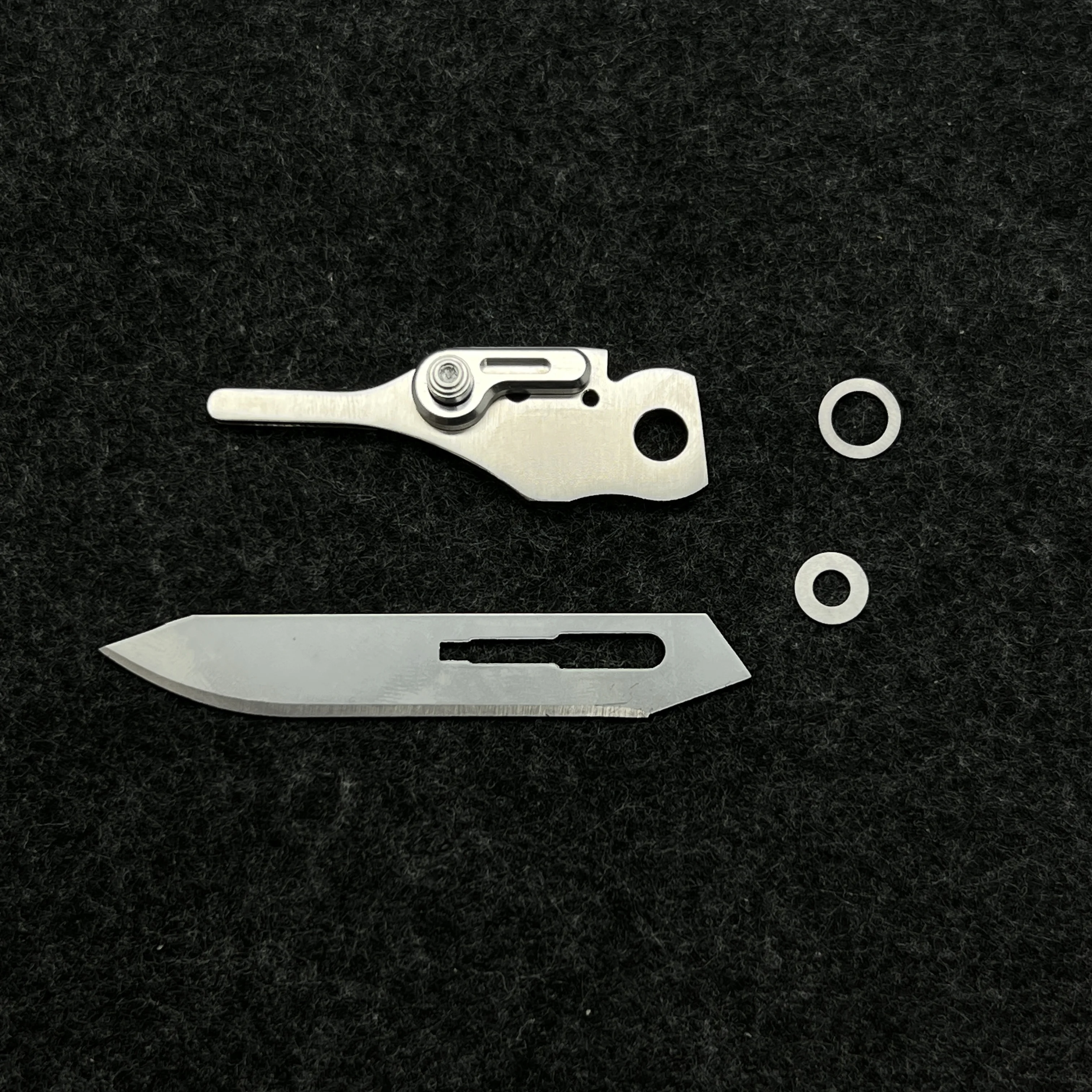 1 pcs Adapter No.60 Surgical Blade Stainless Steel Scalpel Handle with Thumb Grip For Leatherman Surge CNC DIY Accessories 6