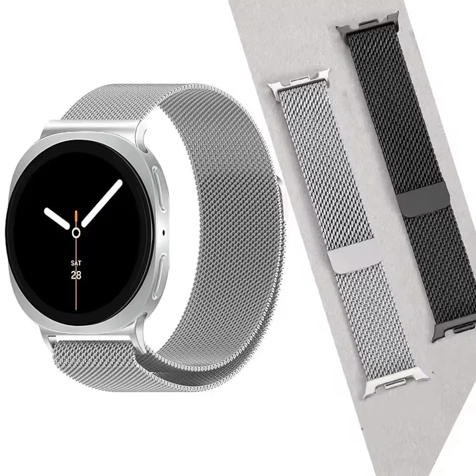 Magnetic Milanese Metal Mesh Loop Watch Strap