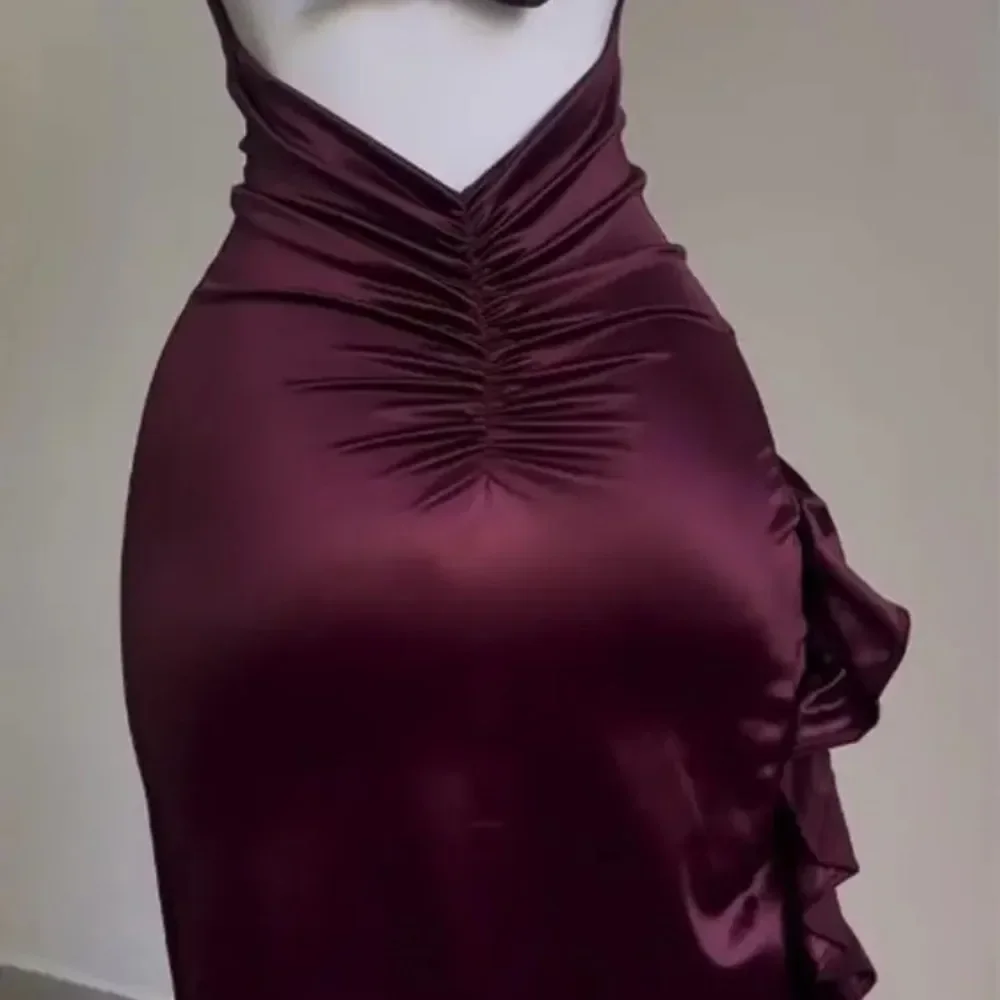 2024 Europe and The United States Explosive New Cross-border Dress Summer Senior Sense Y2K Sexy Halter Spice Girl Dress