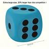 Large Soft Foam Dice Six Sided Premium Board Game Perfect Gift for Birthday Christmas Halloween Holiday Party Game 2