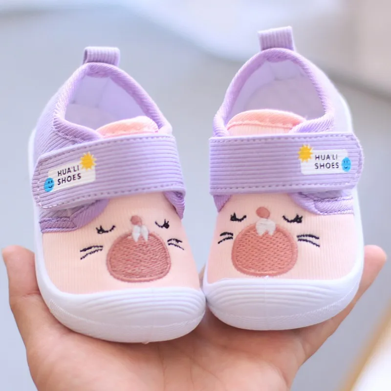 Infant Kids Baby Cartoon Anti Kicking Functional Shoe Soft Sole Squeaky Sneakers for Boy Girl Toddler Non-slip for Baby Shoes Soft Sole Shoes