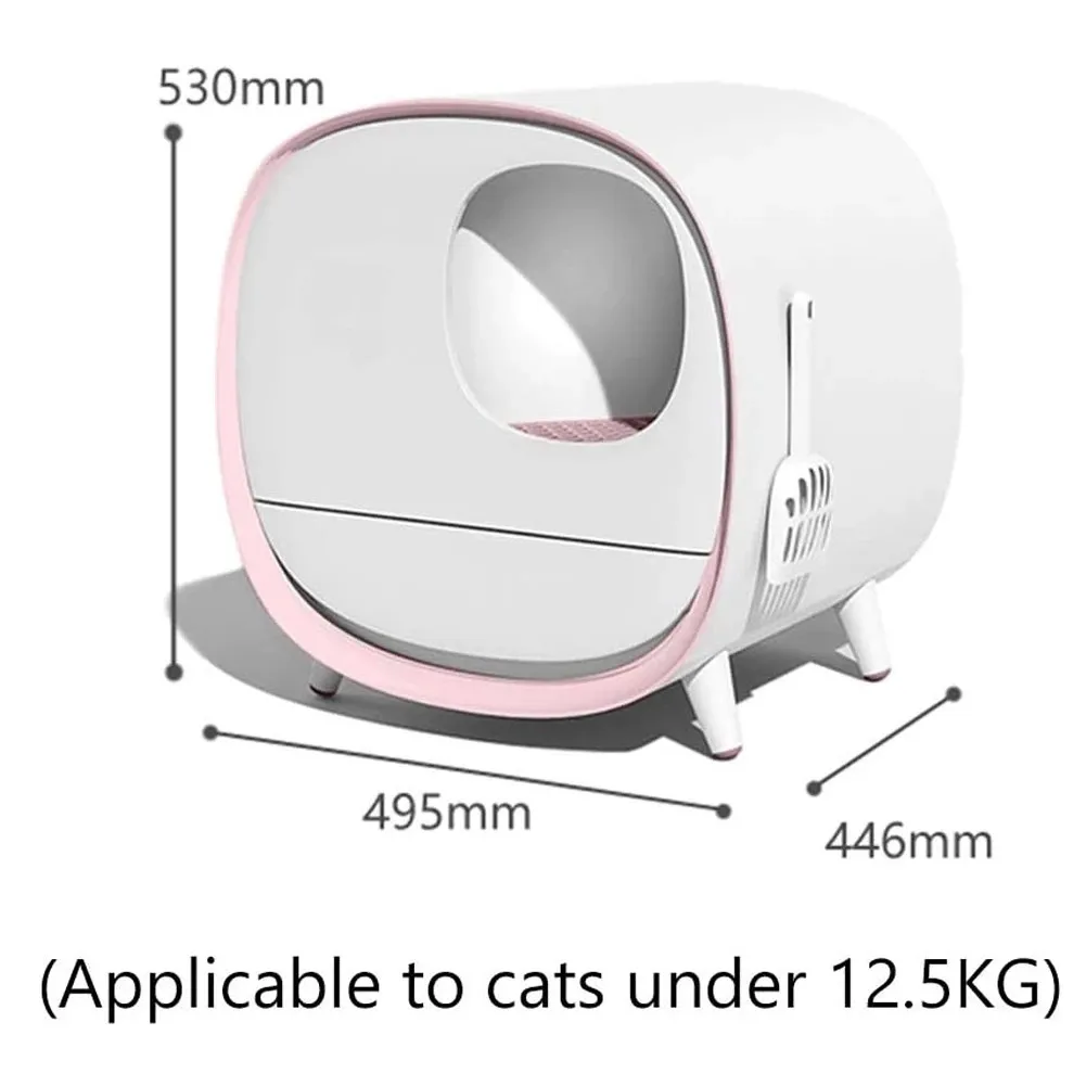 Intelligent Fully EnClosed Pet Litter Sandbox Cat Toilet Litter Box Deodorant Toilet Training Kit Smart Automatic Self Cleaning