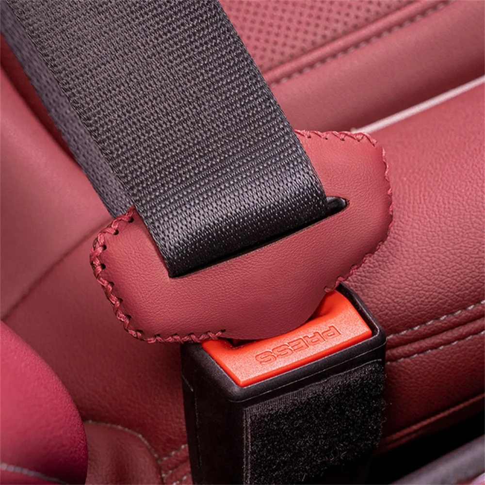 Housse de ceinture de sécurité de voiture Pu Cuir Ceinture de
