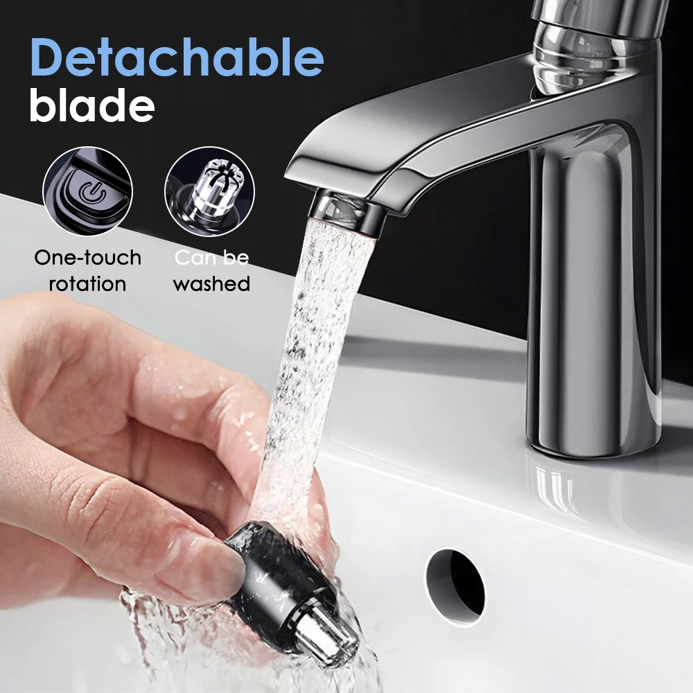 Rechargeable Electric Nose Hair Trimmer for Men and Women