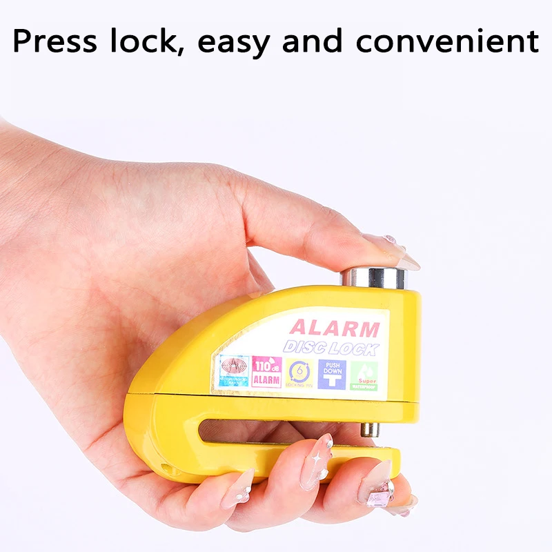 KRIPTONITE KRYPTOLOK 10S GIALLO BLOCCADISCO UNIVERSALE MOTO SCOOTER - Foto 11