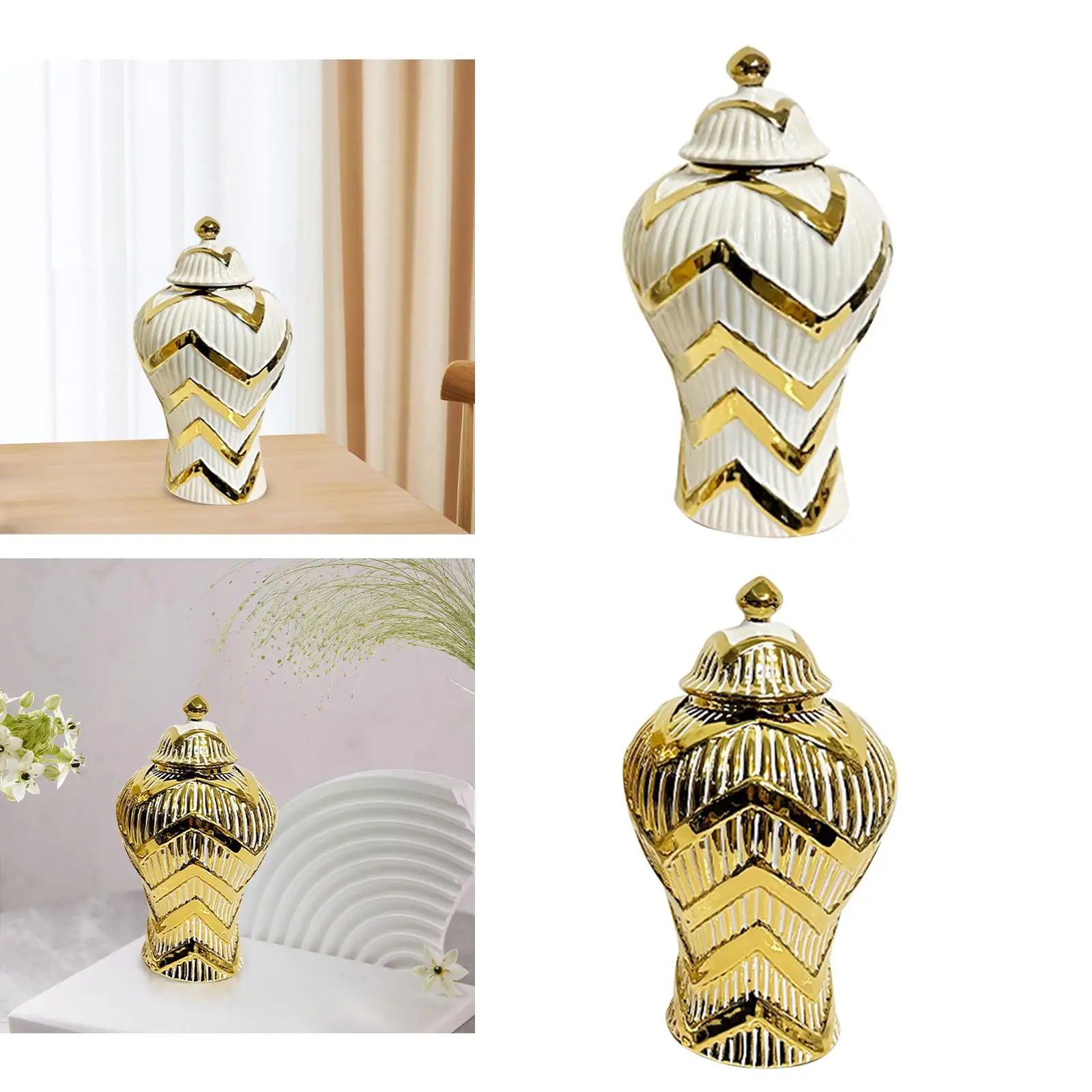 Ceramic Flower Vase Storage Jar 11.8inch Tall Handicraft Decorative Ceramic Flower Vase Storage Jar 11.8inch Tall Handicraft Decorative