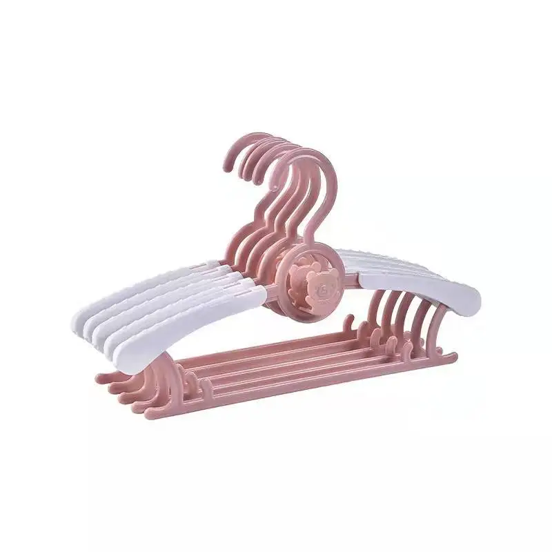 

10Pcs Plastic Hangers Children Room Drying Racks,Non Slip Children Storage Hangers For Clothes Rack Closet Organizer for Clothes