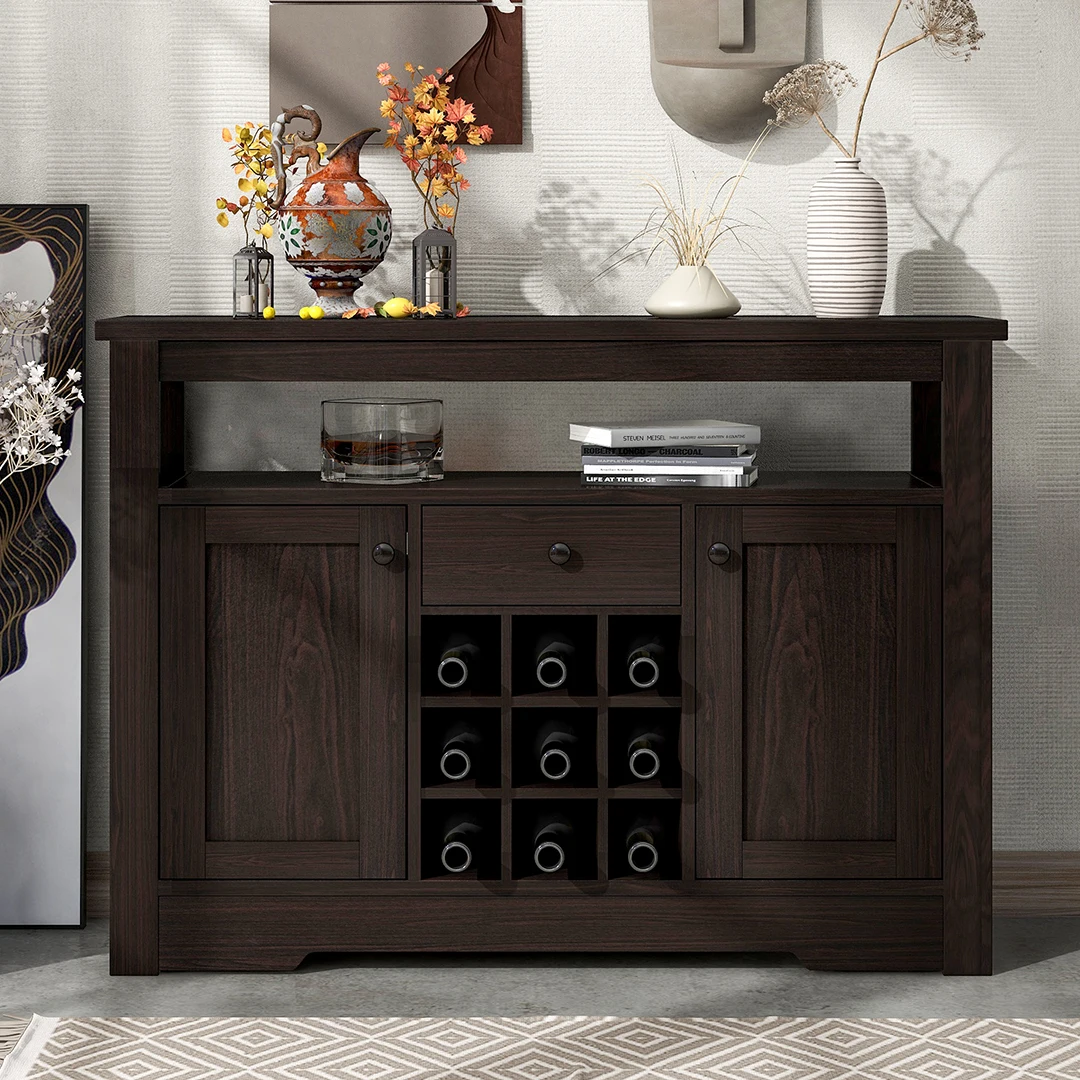 

Modern Living Room Wine Storage Cabinet Double-Storey Home Coffee Bar Cabinets