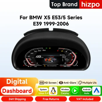 Panel de Instrumentos Digital Hizpo de 10.25'' para BMW X5 E53 / Serie 5 E39 1999-2006, Pantalla LCD, Android Auto, Sin Radio 1