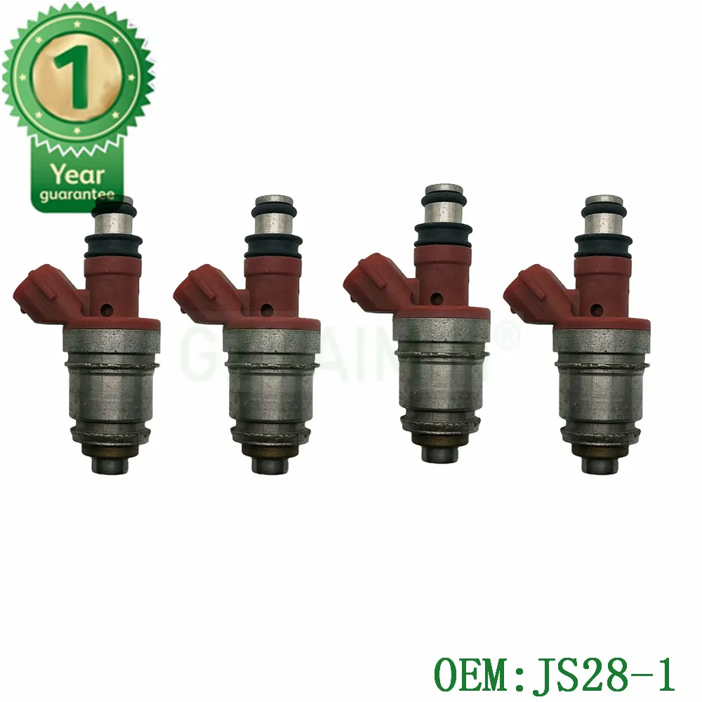 

Топливные форсунки, 4 шт., подходят для модели JS281 для 1993 Geo Isuzu 1,6 I4 Storm для Isuzu Stylus Geo Storm 1993 л L4
