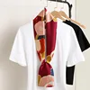 Luxury Brand Ribbon Silk Scarf 15*145cm Red Headband Neckerchief Foulard Hair Scarfs Neck Tie Lady Skinny Scarves Soft Satin 5