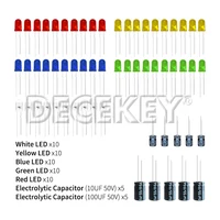 211pcs New Electronics Components Basic Starter Kit for Arduino UNO MEGA2560 Raspberry Pi with LED Buzzer Capacitor Resistor - Image 3