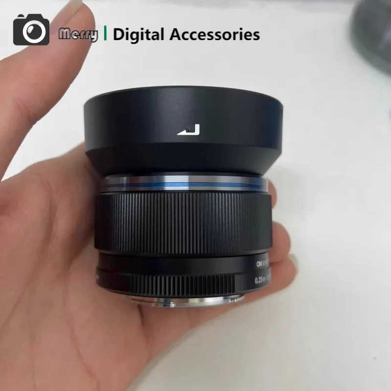 OM 시스템 M.Zuiko 25mm F1.8 II 표준 프라임 렌즈 (M4/3 카메라용) 98% 새 상품, , 고화질, 경량 디자인