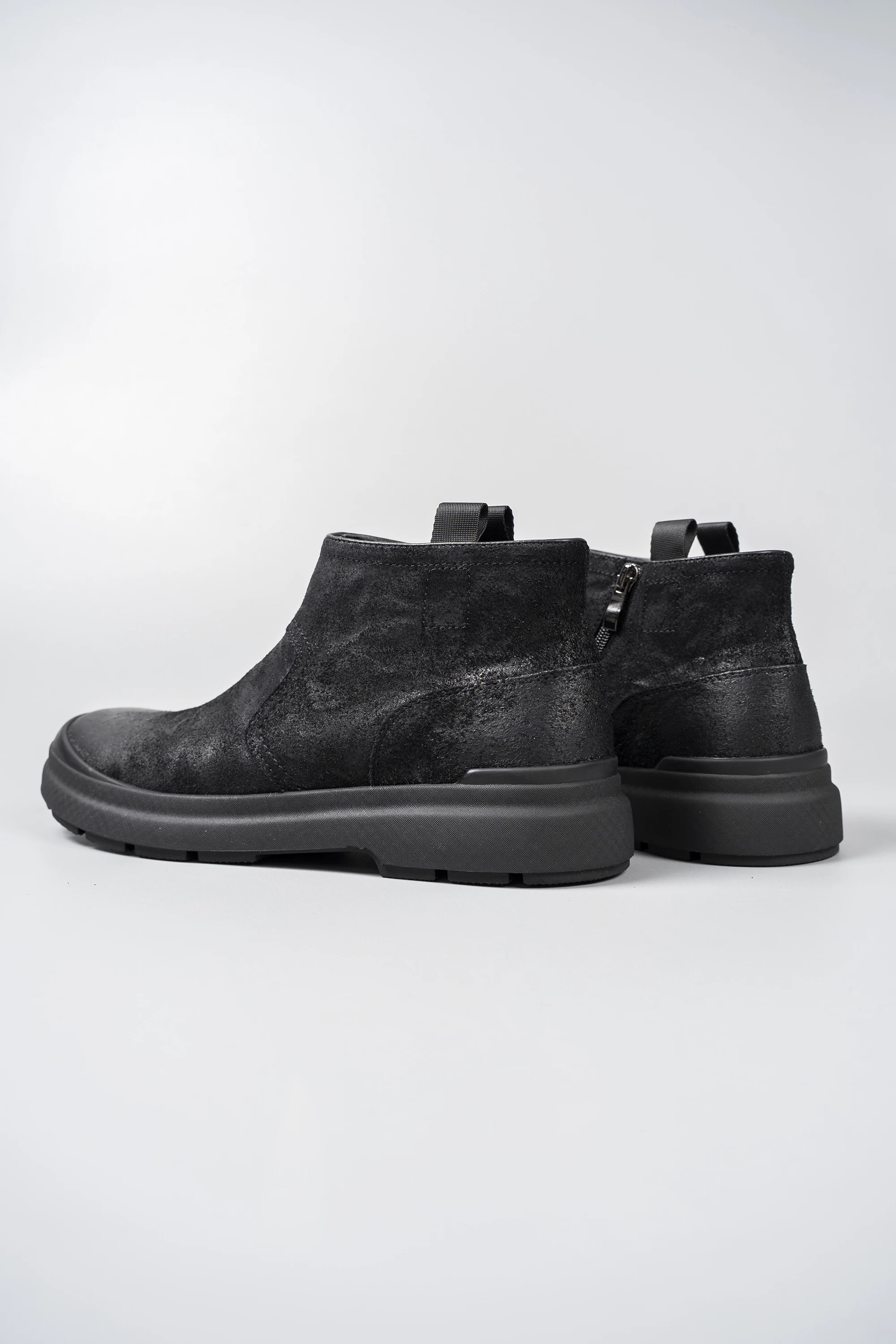Neue europäische Station-Freizeitschuhe für Herbst und Winter, altmodische Vintage-High-Top-Stiefel, kurze Arbeitsstiefel aus echtem Leder mit Ärmeln – Detail 16