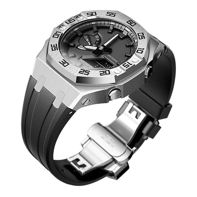 GA2100 Mod Kits Metal Strap Bezel Models for Casio GShock GA2100