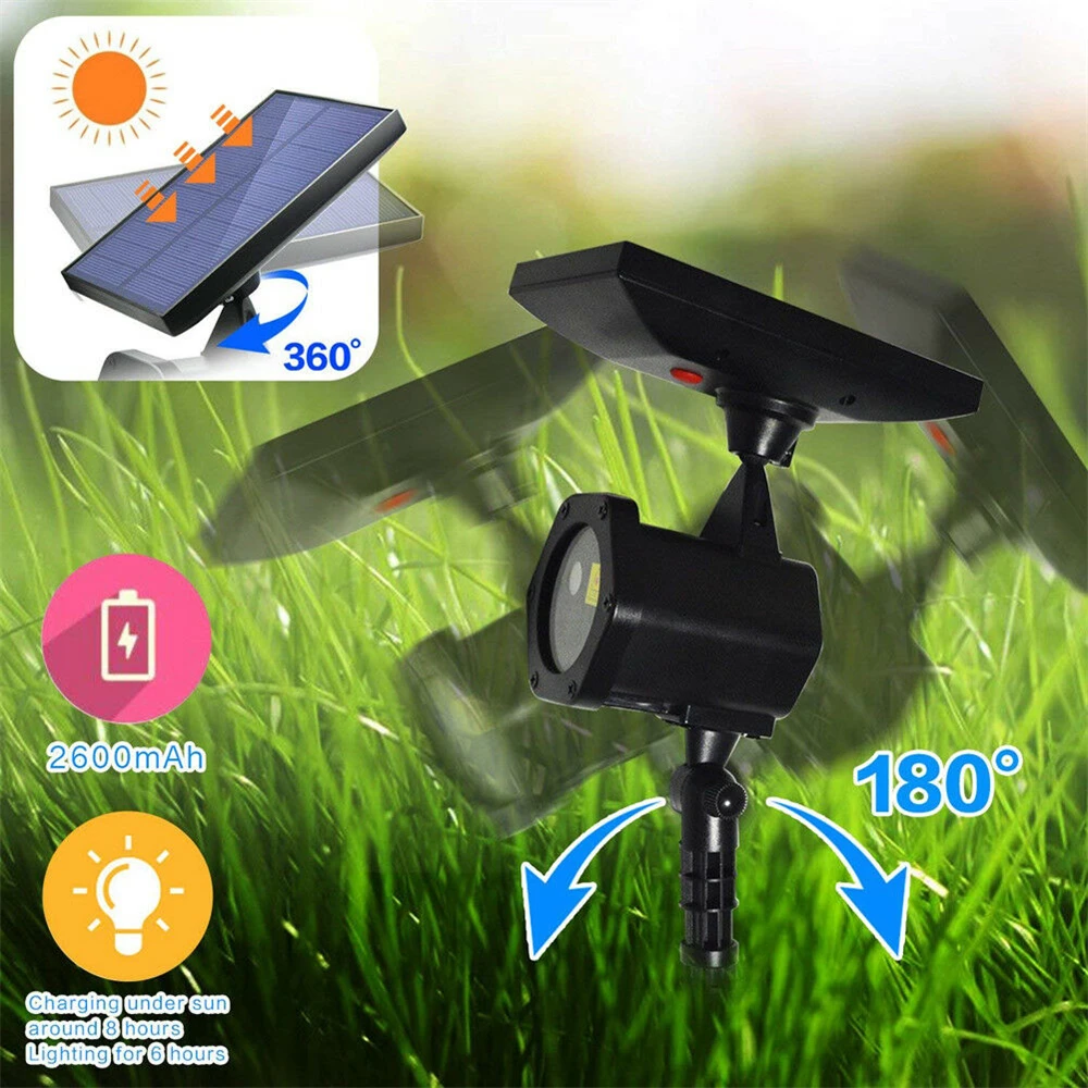 Solar Christmas Projection Light Outdoor Garden Lamp for Xmas Christmas New Year Party Decor solar decoration light