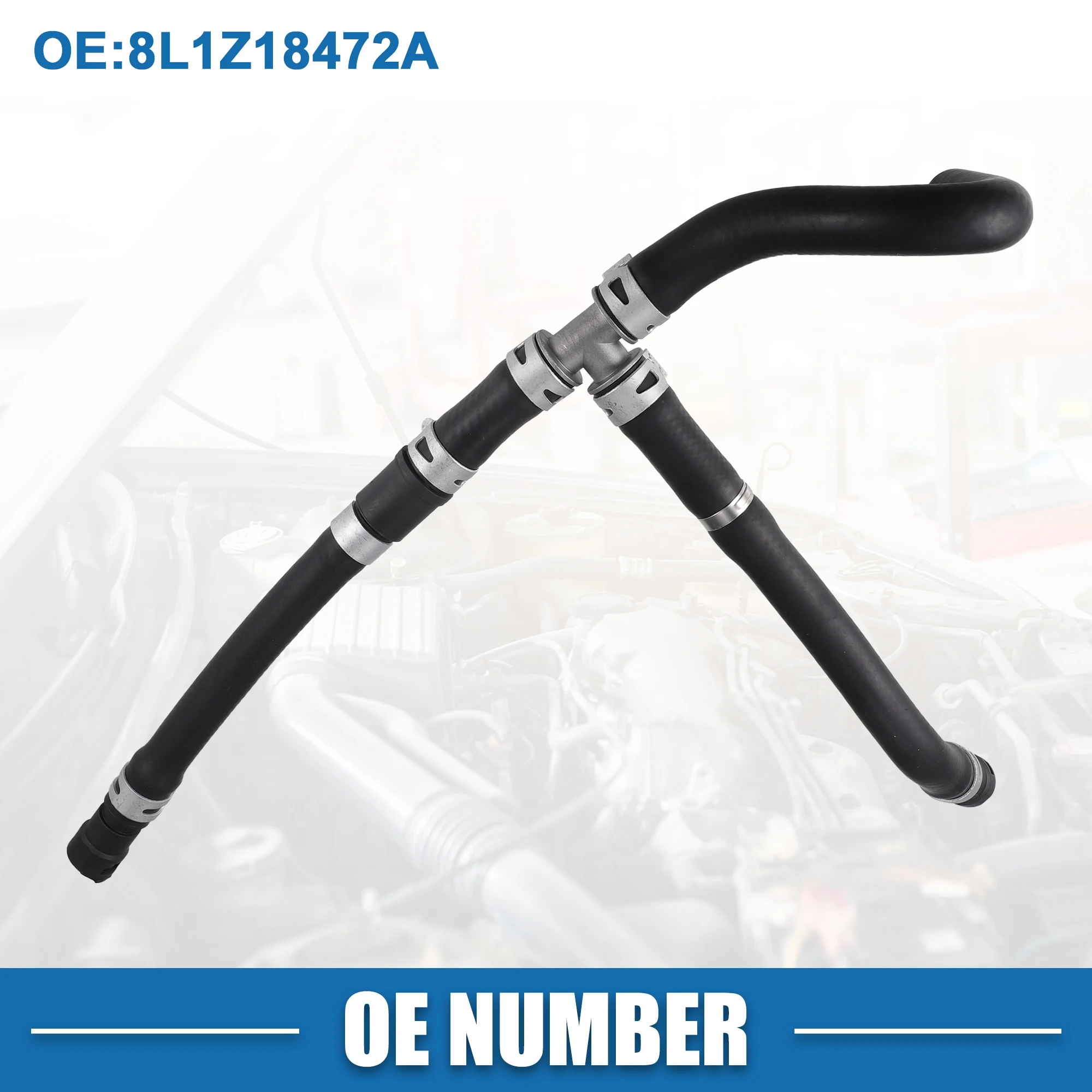 MOSES① UXCELL Engine Heater Hose Assembly No.8L1Z18472A for Ford