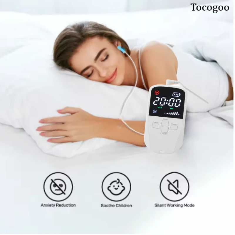 Vagus nerve simulator physical therapy equipments relaxation ces device sleep aid device insomnia instruments