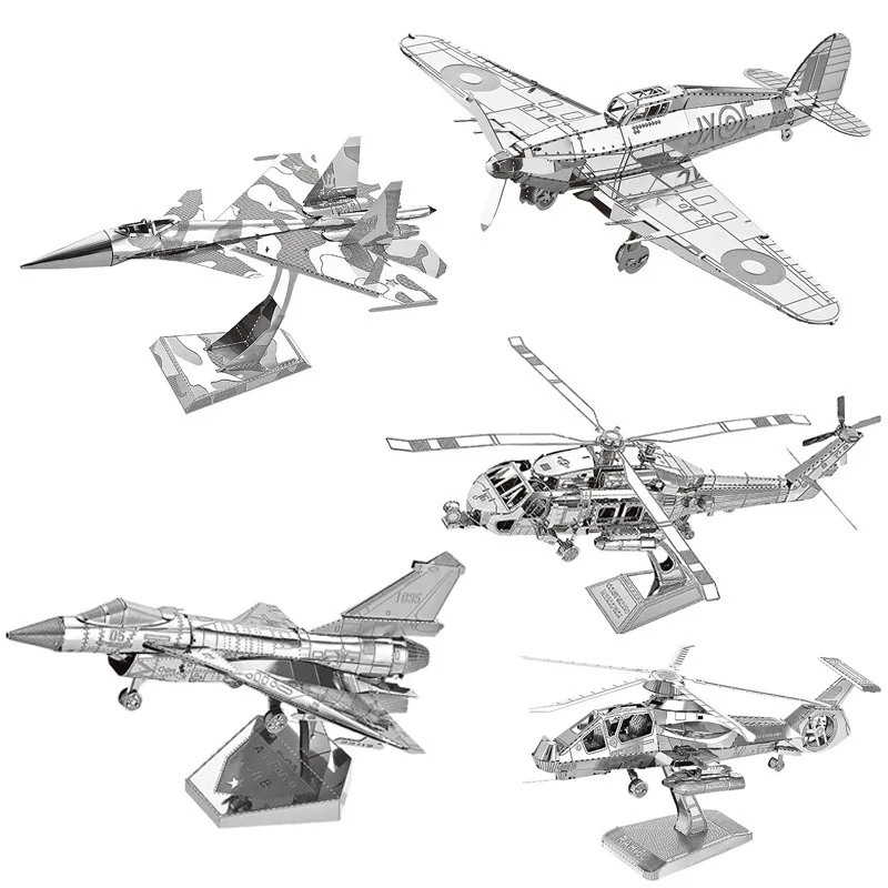 

Christmas DIY 3D Three-Dimensional Metal Assembly Model Building Blocks Puzzle Airplane Boeing 747 Airliner Boys Grils Toys