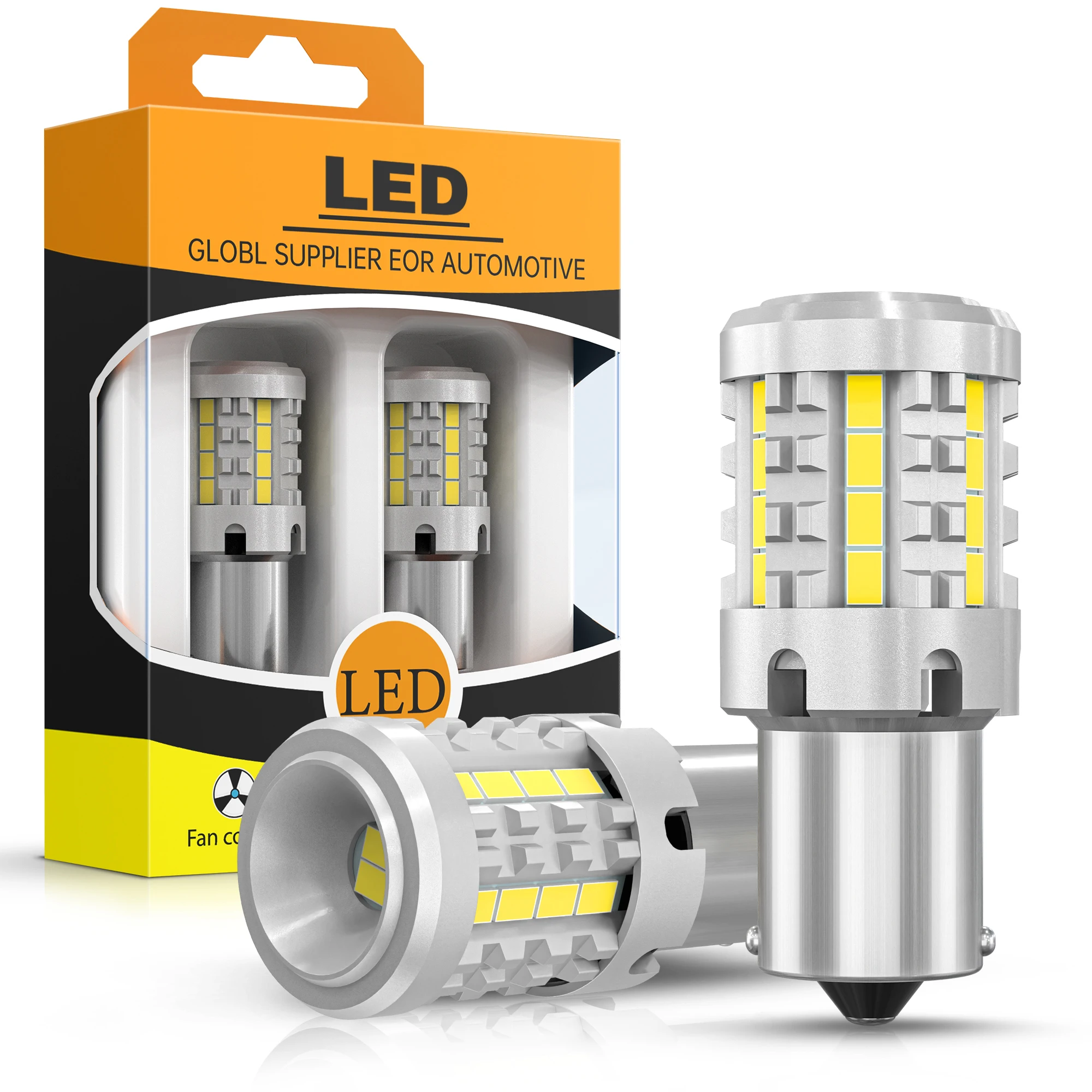

2×Superbright 24W 1156 p21w led turn signal CANBUS bau15s py21w car lights daytime running lights T20 7440 led reversing lights