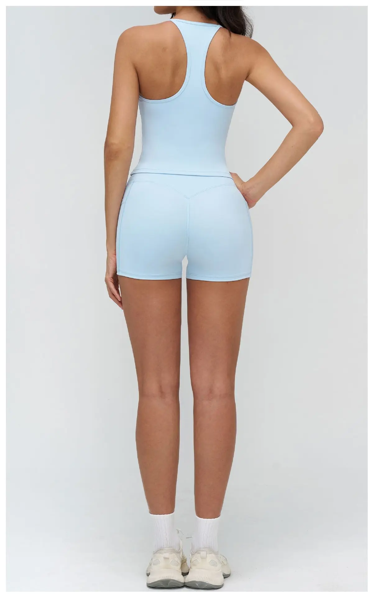 Débardeur Yoga Push-Up Col Carré