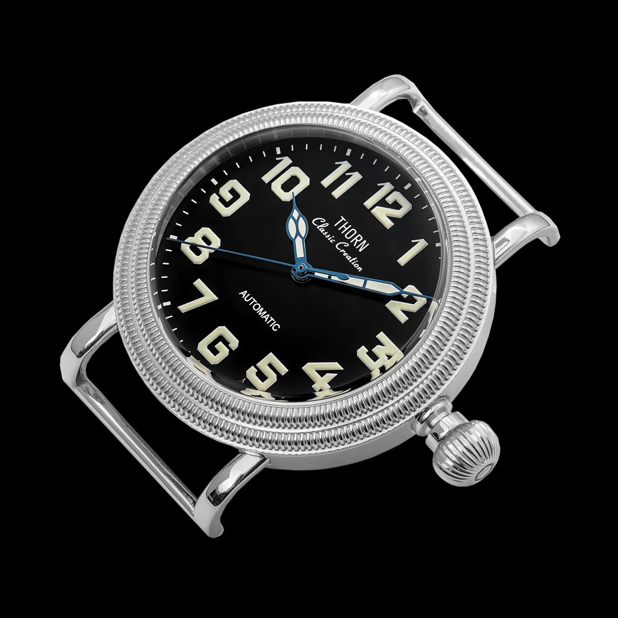 THORN T013 Retro Luxury Watch Sapphire Bubble Glass ST1700