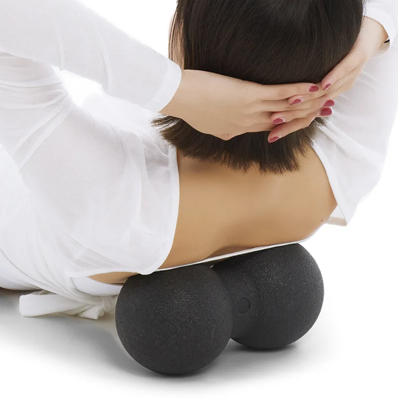 Peanut Massage Acupressure Ball Set Neck Back Trigger Point Massager Myofascial Physical Therapy Release Fitness Yoga Cellulite