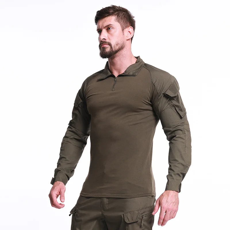 Tactical Hiking T-Shirts Men's Outdoor Military Army Camouflage Hunting Climbing Shirt Male Breathable Sport Short Sleeve Shirt sport t shirt