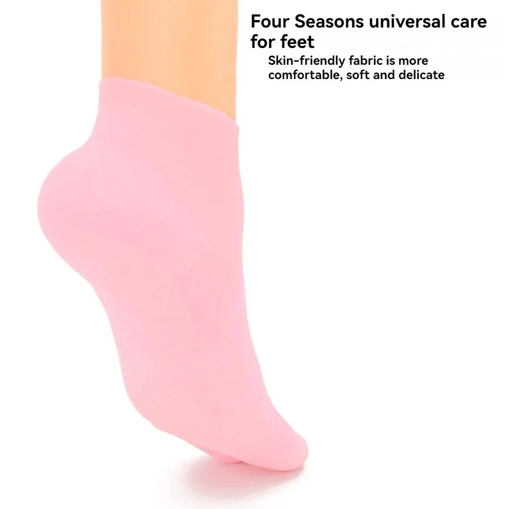 Foot Peel Mask Mens Socks A Pair Of Silicone Socks Moisturise And Prevent Cracks And Soften Calluses Cornsfoot Maskbeach Socksprotective Foot Covers