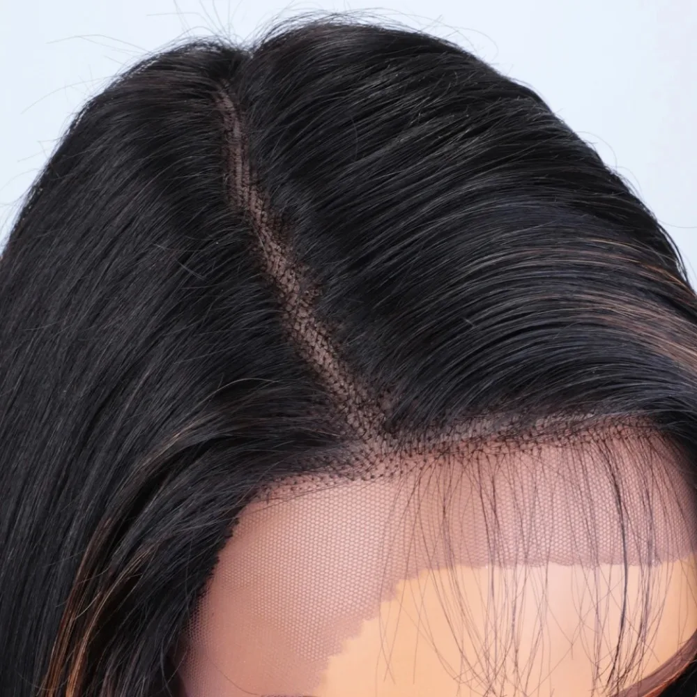 Lace Front Human Hair Wig - 6