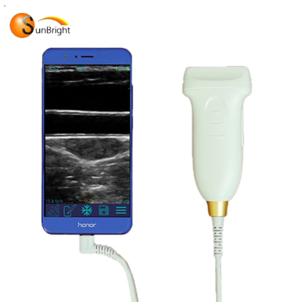 

CE Promotional price PW function 128 elements Ultrasound Linear array Probe for computer tablet and cellphone