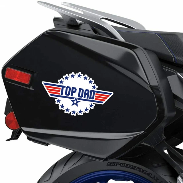 Maverick Top Gun UV LAMINATED STICKERDigital Print Stickers Decal Motocross  Racing Laptop Helmet Trunk Wall Vinyl