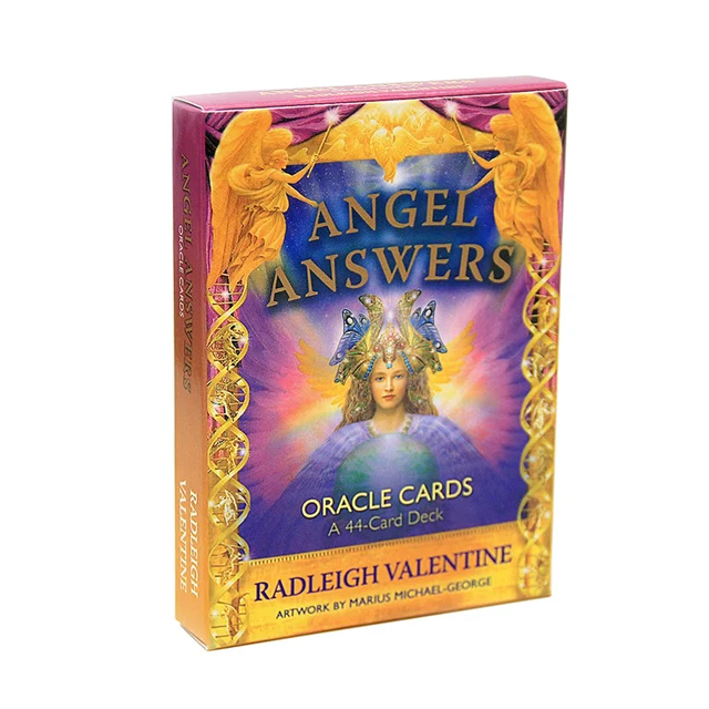 Angel Answers Oracle Cards Leisure Party Table Game High Quality Fortune-telling Work Life Prophecy Tarot Deck Adult Board Games 2