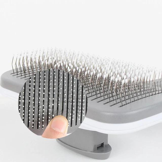 New pet Brush Cat Comb Self Cleaning Pet Hair Remover Brush For Dogs Cats Grooming Tools Pets Dematting Comb Dogs Accessories 3