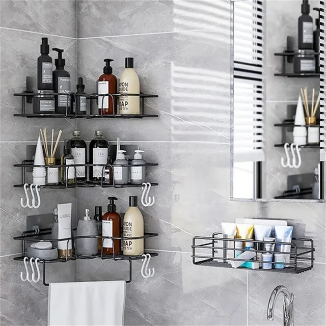 Organizador de ducha estante baño shampoo jabon alambre colgante