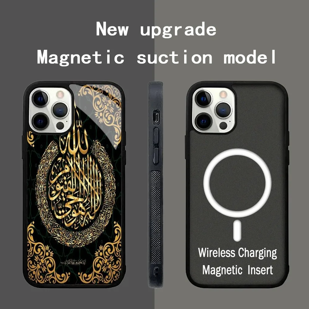 Мусульманский чехол для телефона Lslam Bismillah лах для IPhone 15 14 13 Pro Max 11 12 Mini Alex, зеркальный Чехол Для Magsafe с беспроводной зарядкой Мусульманский чехол для телефона Lslam Bismillah лах для IPhone 15 14 13 Pro Max 11 12 Mini Alex, зеркальный Чехол Для Magsafe с беспроводной зарядкой