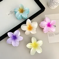2024 New Vacation Egg Flower Hair Clips Hawaii Beach Claws Bohemian Hairpin for Girls - Image 4