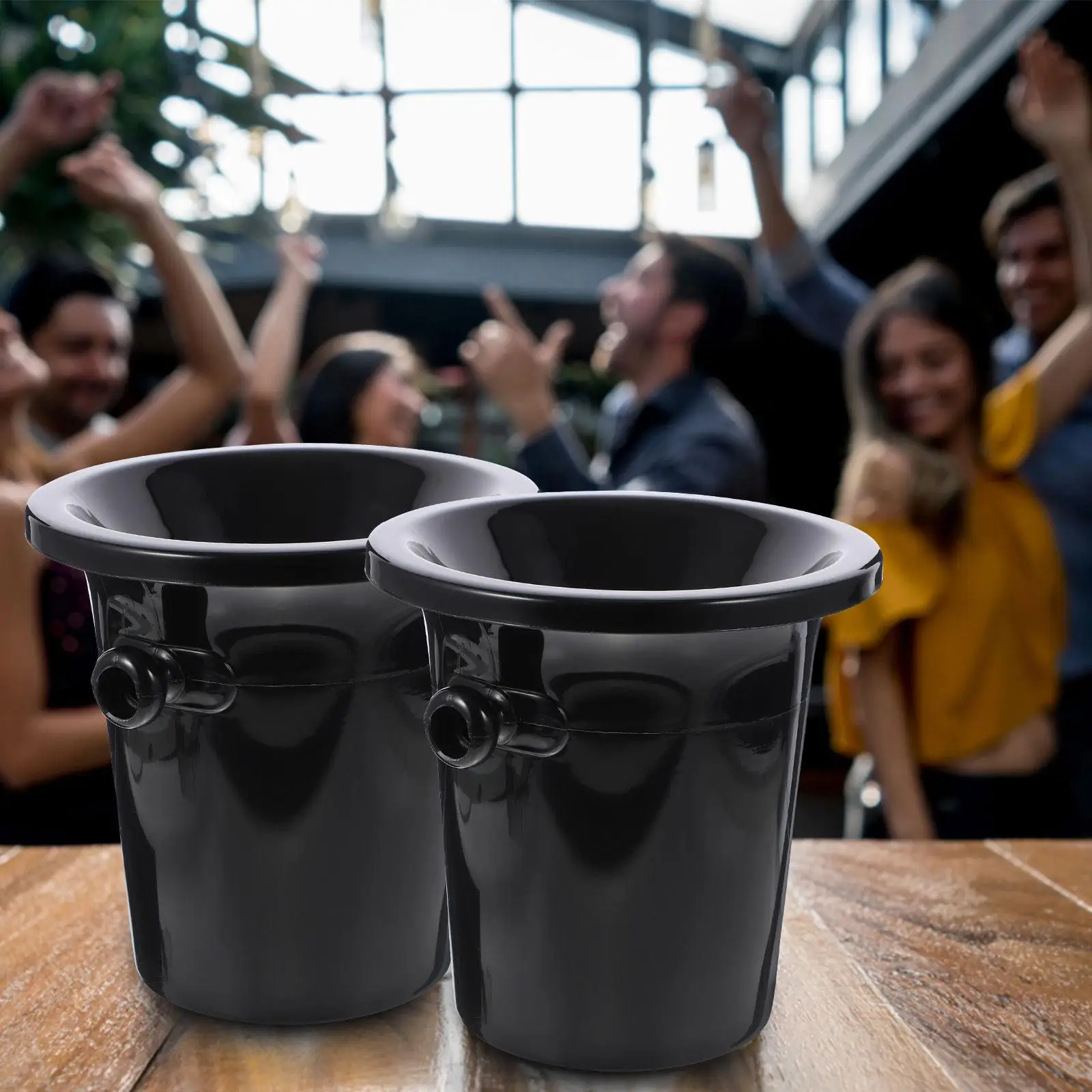 3 Pcs Spit Barrel Wine Spittoon Tasting Buckets Creative Dump Plastic Ice Baby Drinks