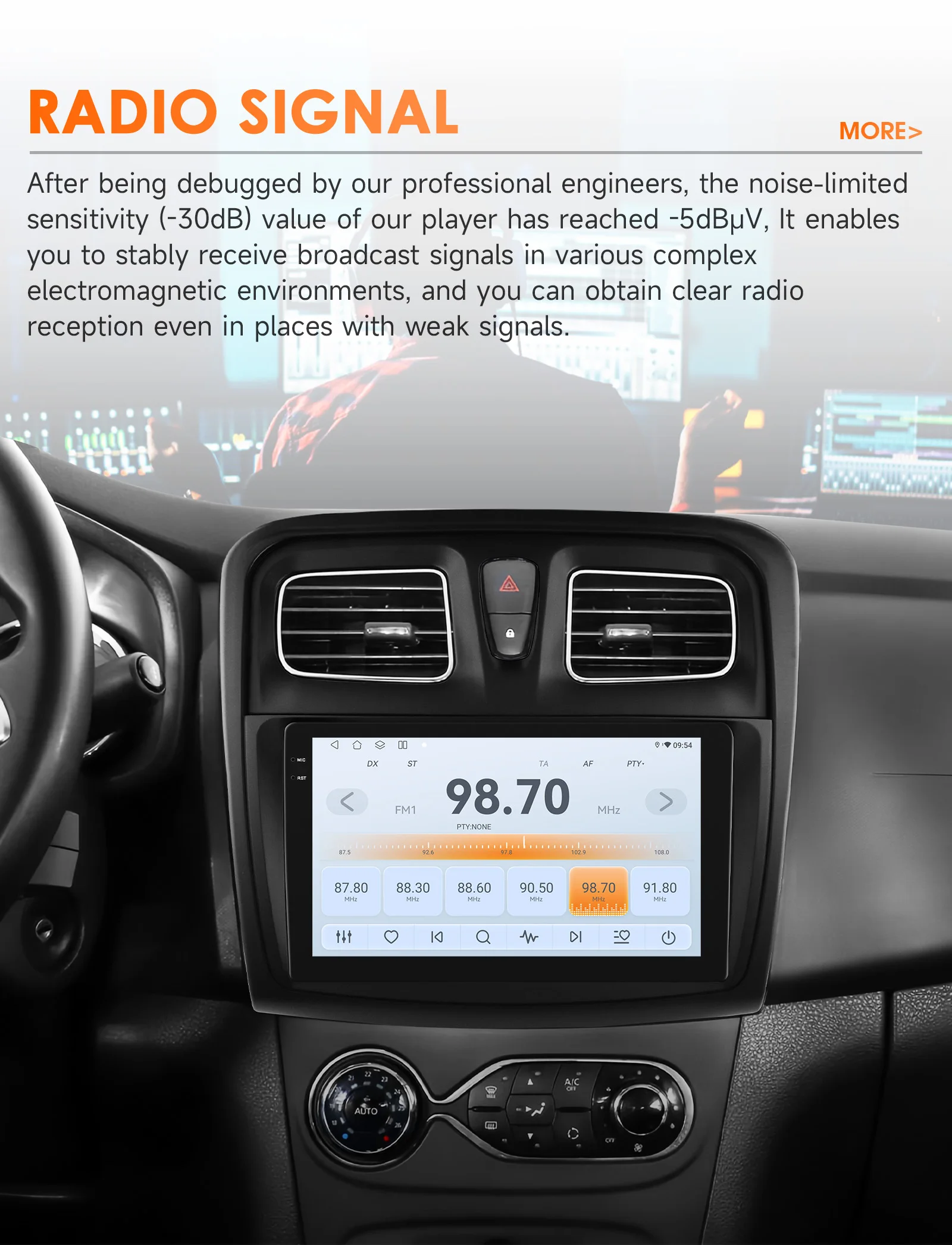 Hizpo 2Din Android14 Autoradio für Renault Logan 2 2012–2019 Sandero 2 2014–2019 Auto-Multimedia-GPS 4G Carplay von Snapdragon 6115 – Detail 21