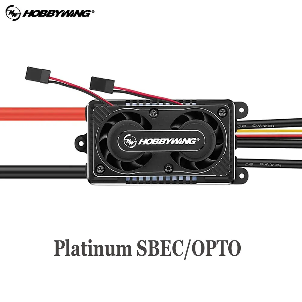 Hobbywing Platinum 260A SBEC/OPTO HV V5 ESC 6-14S Lipo Бесщеточный Регулятор скорости ESC для электрического вертолета 700-800/с фиксированным крылом