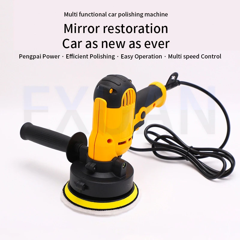 Car polishing machine 700W adjustable speed for scratch repair wax coating
