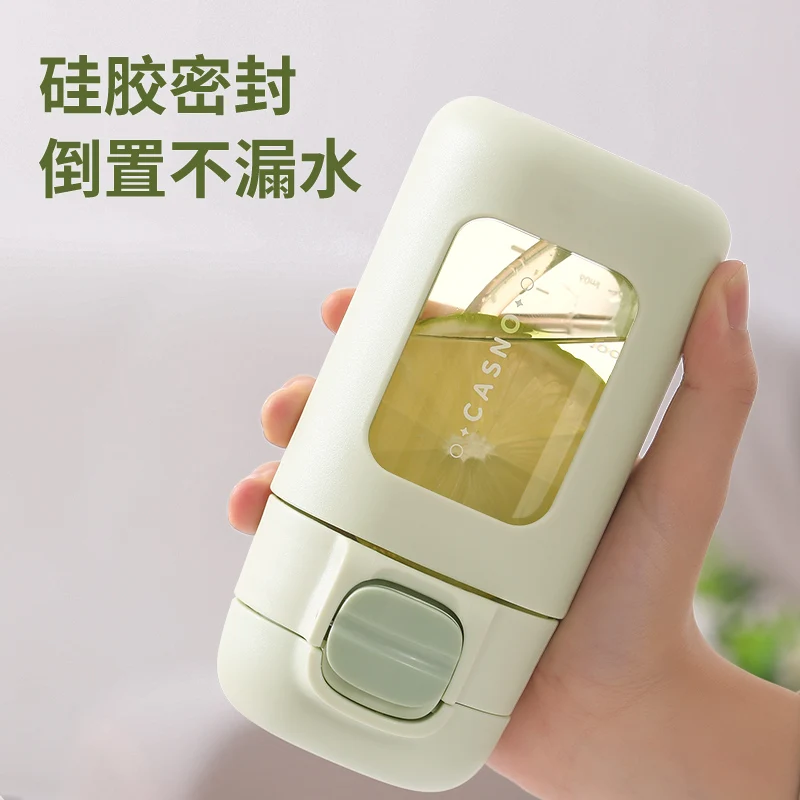 High temperature resistant with small scale and high borosilicate portable straw glass cup