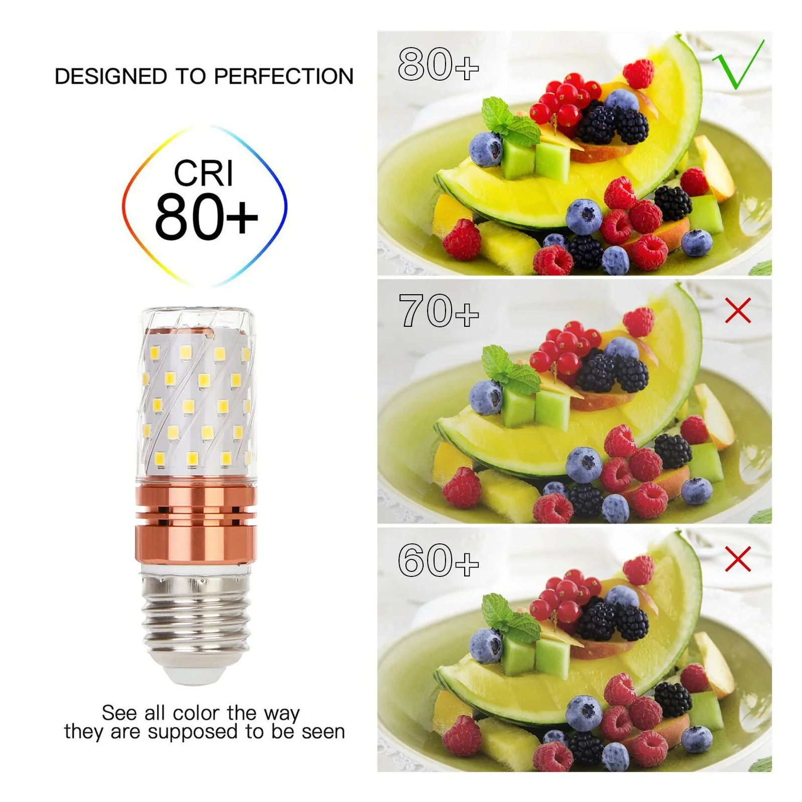 LED 전구 E27 E14 옥수수 조명 밝기 램프, 2835 SMD 램프, 홈 데코, 할로겐 조명 교체, 흰색, 12W, 16W, 20W, 110V, 220V, 4 개