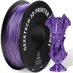 Silky Smooth PLA 3D Printing Filament - 1kg Spool, 1.75mm Thickness, Premium Printer Material with Fast Delivery and Vacuum-Sealed Packaging (Sparkly Purple PLA)