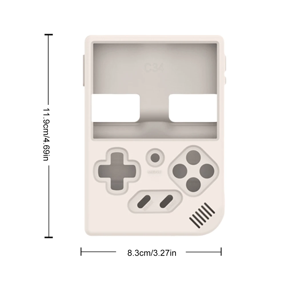 غطاء واقٍ من السيليكون بحبل قصير لـ Anbernic ، كم...