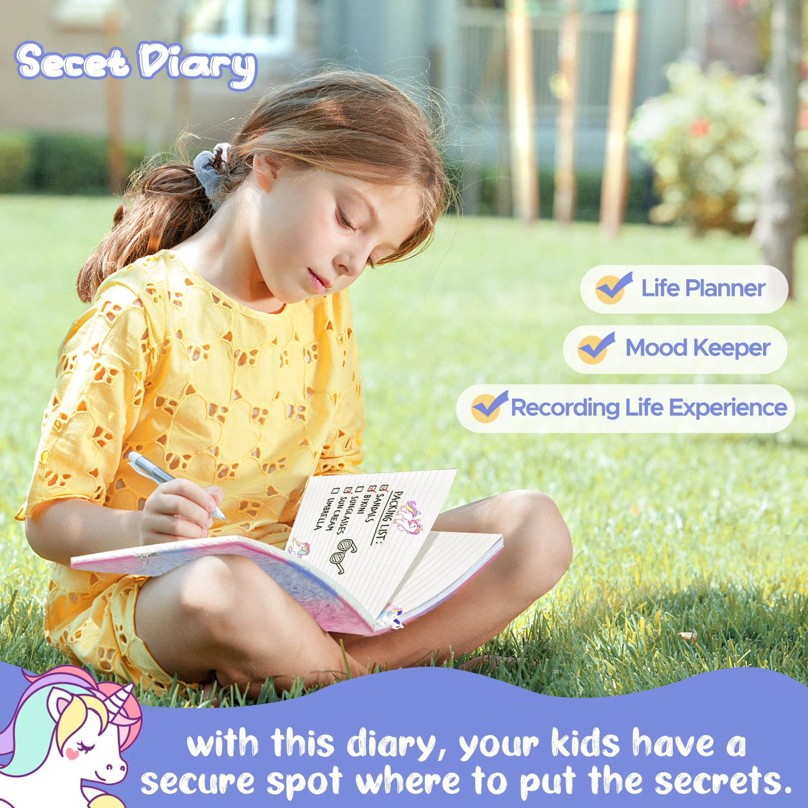 Tagebuch Mit Schloss Für Jungen - Geheimes Notizbuch Mit Code-Schloss