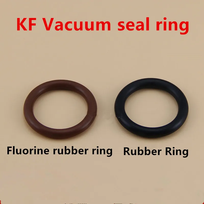 10pcs KF10/16/25/40/50 진공 브래킷 씰링 링 고무 O-링/불소 고무 O-링 고속 마운트 진공 파이프 클램프 피팅