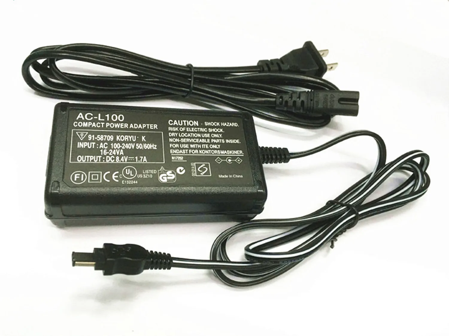 Ac l100-充電アダプター,Sony handycam用充電器,CCD-TRV16, CCD-TRV17