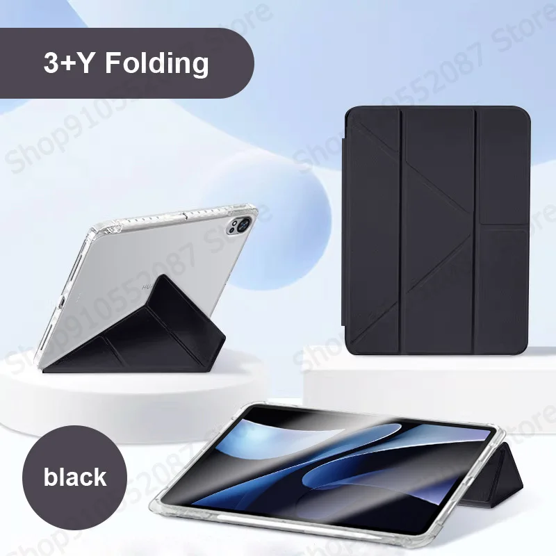Smart Fold Leather Acrylic Back Cover